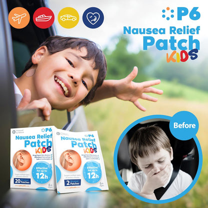 P6 Motion Sickness Patches for Kids