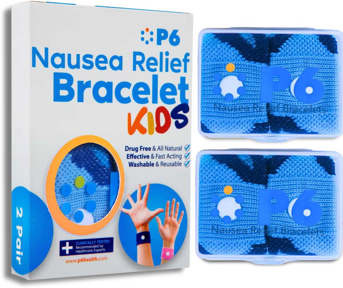 P6 Original Nausea Relief Bands