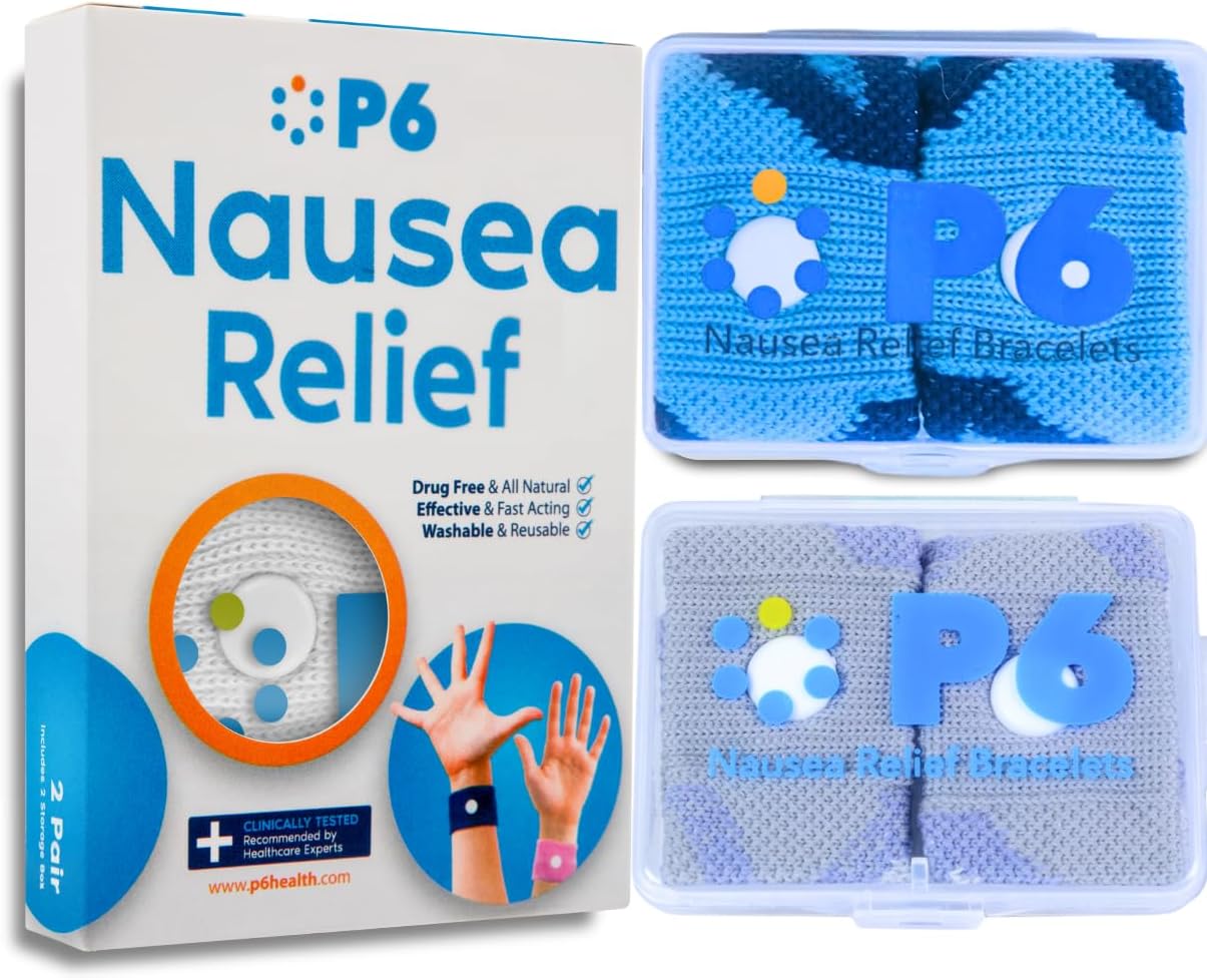 P6 Original Nausea Relief Bands For Adults