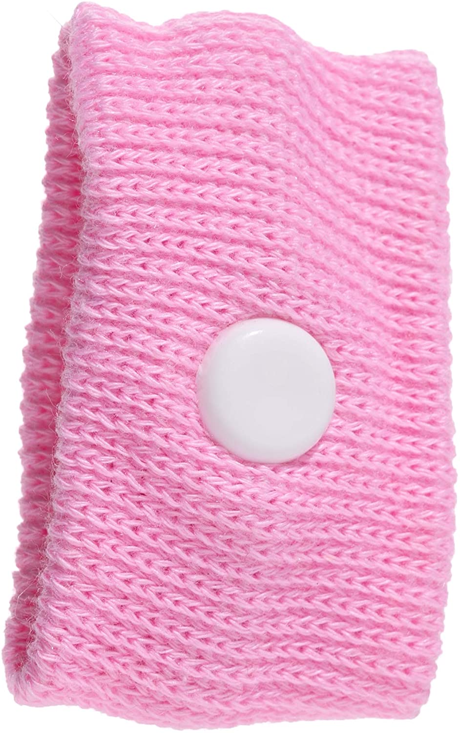 a pink toilet with a pink towel on it 